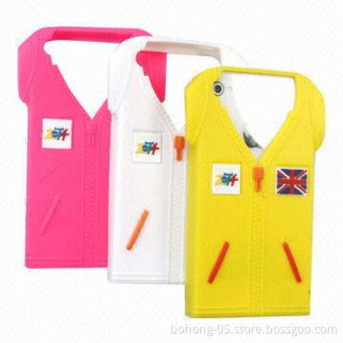 Silicone Cases for iPhone 4S, World Cup Jerseys Design, Various Colors Available
